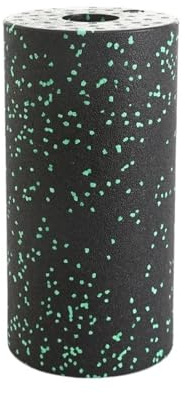 skumrulle yoga-skumrullar, hög densitet EPP-jordnöts-massageboll-set, fysiska övningar, gym för punktträning, 30 x 15 cm för intensiv massage och muskelavslappning (svart grön)