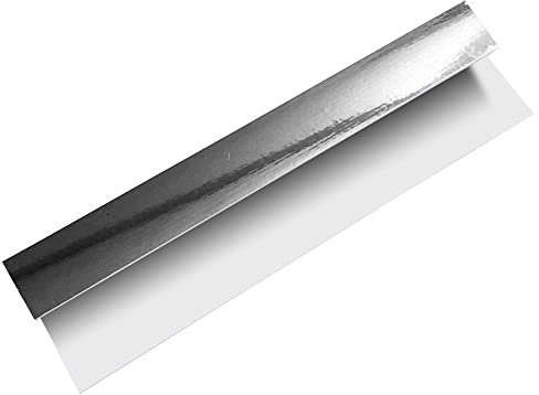NRG 2.6m Long 10mm Thick End Cap Trim Silver for Bathroom Shower Wall Panels Cladding 'U' Profile-Silver