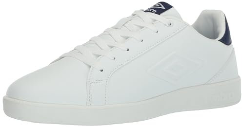 Umbro Herren Bourghton Iii Sneaker, Wei /Tw Navy, 41 EU