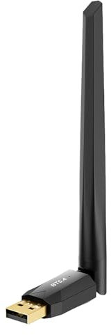 USB Bluetooth 5.4 Dongle, Long Range Wireless Transmitter, Low Latency EDR Receiver for PC
