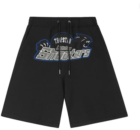 HAOZYUN Pantaloncini Sportivi Estivi da Uomo, Pantaloncini Casual da Jogging Ricamati High Street (Color-2,M)
