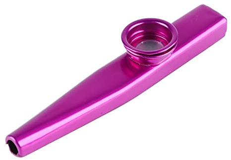 Eujgoov Metal Kazoo för Gitarr Ukulele Fiol Piano Tangentbord Musikinstrument för Musikälskare (Purpur)