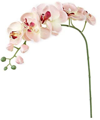Bouquet De Tiges De Fleurs D'orchidée En Soie Artificielle Simulation D'orchidée Papillon Orchidées En Soie Arrangement De Phalaenopsis Plante De Fleurs À Main Pour Décoration De Maison Rose