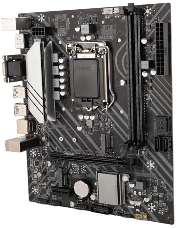ASHATA Z490 Gaming PLUS Motherboard, DDR4 Gaming Motherboard, ATX Motherboard M.2 Slot 1000Mbps LAN USB 3.2 Gen1 Desktop Motherboard for LGA 1200 Socket