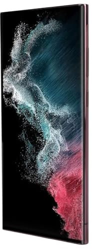 Exchange dello Schermo LCD del Telefono, Dispositivo di Digitalizzazione Touch Screen con 3088x1440px con Sensore di Impronte Digitali per S22 Ultra (Rosso)