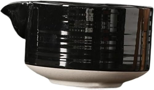 Gcljlmy Ciotola Matcha con meccanismo di uscita (nero)