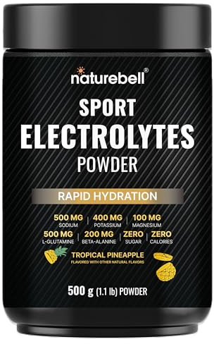 NatureBell Sport Electrolytes Powder Drink Mix, 500 g. No Sugar