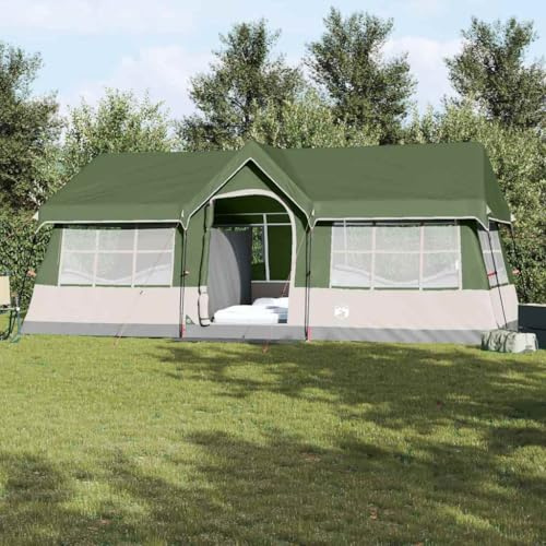 Tenda da casa Inflatable Tent, tenda con tetto, verde, 622 x 295 x 238 cm, in poliestere, per ciclismo, trekking, campeggio