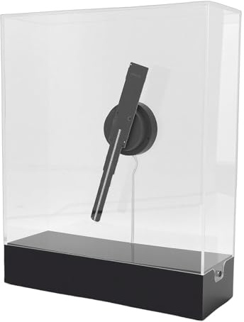 Fabater 3D Hologramfläkt, 18 Cm 298x298 Upplösning LED Holografisk Projektor med 80 Lysdioder, APP Control 3D Hologram Reklamskärmsfläkt för Butiksfestbar Skrivbord