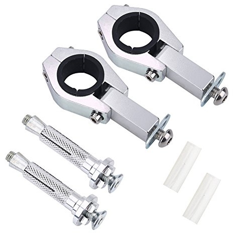 Keenso Handskydd Klämma Handborstskydd Motorcykel Handskyddsklämmor Handskydd Klämmonteringssats För De Flesta Motorcyklar, Motocross Med 28 mm (1-1/8) Modifierat Styre Metall