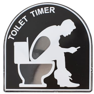 Stundenglas Toilette Sanduhr Timer Kreative Toilette Hocker Sanduhr Timer Kinder, 5 Minuten Sand Toilette Sanduhr Timer für Hausgarten Home Decor Spielzeug, Geschenke für Männer, Ehemann, Papa