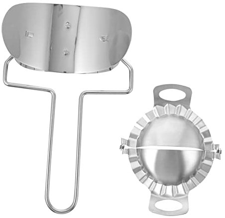 Cabilock Máquina Para Hacer Albóndigas y Empanadas Moldes De Acero Inoxidable Práctico y Duradero