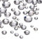 1000 Piezas Diamantes de Cristal de Espalda Plano Transparente Gemas de Cristal Redondas 1.5 mm - 5 mm, 5 Tamaños