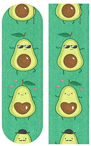 Mnsruu Skateboard Grip Tape Lustige Avocado Longboards Griptape Schleifpapier für Rollerboard