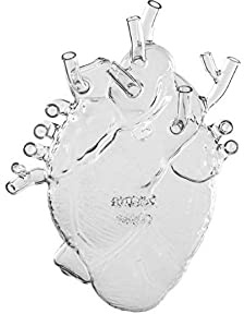 LOVE IN BLOOM GLASS HEART VASE