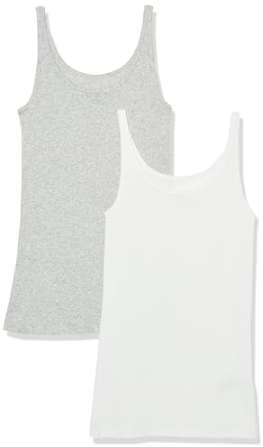 Amazon Essentials dam 2-pack Thin Strap Tank Skjorta (2-pack)