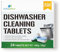 Luluglitter Daily Use Dishwasher Cleaner and Deodorizer Tablets, Heavy Duty Deep Cleaning Pack for Dishwasher Detergent Tablets, Deep Clean Removes Odors Cleans Grease And Grime for All Dishwashers