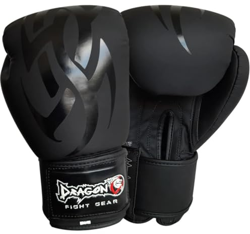 Dragondo Mamba Boxhandschuhe Muay Thai Kickboxen Sparring, Männer Damen, Boxsack Punchinghandschuhe, Kickboxhandschuhe MMA Kampfsport Training 30115 (14 OZ)
