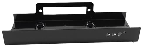 Bediffer Placa de Montaje de Cabrestante de Acero Resistente Universal, 15000 Libras, para Camión, SUV, Remolque, Patrón de Perno Elevado