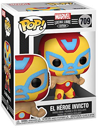 Funko Marvel Luchadores Iron Man - Collectable Vinyl Figure - Gift Idea - Official Merchandise - Toys for Kids & Adults - Comic Books Fans - Model Figure for Collectors and Display
