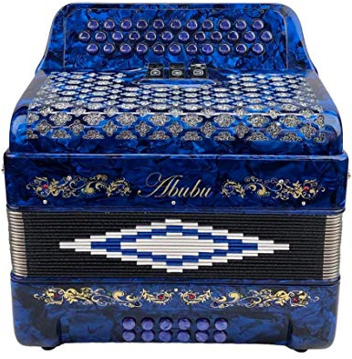 Abubu 34-Key Accordion 3412 FBE (Blue)