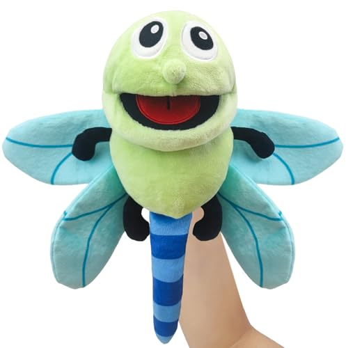 Hand Puppet Realistic Plush Puppet 13,Insect Animal Puppets for Kids Insect Stuffed Animal Hand Puppet with Moveable Mouth,Soft Stuffed Insect Puppet Story Toy Puppets Role Play Show Game