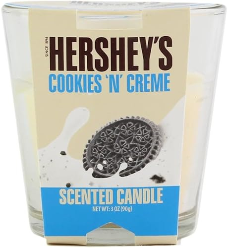 LIGHTERUSA 3oz Scented Candle | Candy Scented Candles | Chocolate Candy Bar (Cookies 'N' Cream), Varies, IB-28178