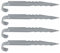 Einsätze für Trampolin, Trampolin -Einsatz schwere - Swing Fixing Stakes Heavy Duty,Metall -Swing -Set von 4 für Garten, Außengerätenwerkzeug