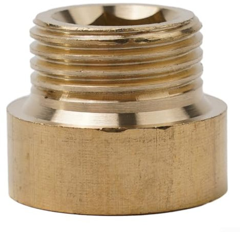 Efficiente raccordo filettato in ottone da 30,5 cm per impianti idraulici (1 cm)