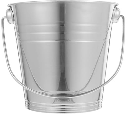 Holibanna Cubo De Hielo Grueso De Acero Inoxidable Contenedor De Hielo para Fiestas Picnic Soporte para Botellas De Vino para Ktv Hogar