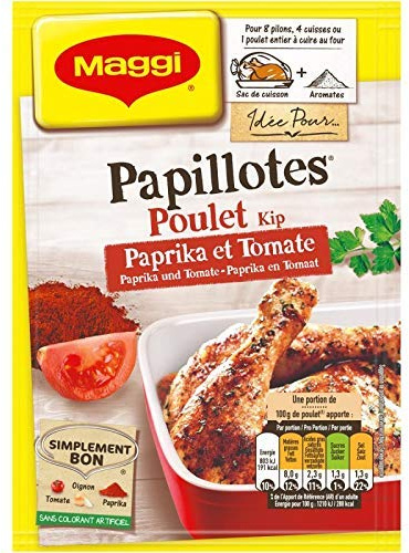 NESTLE MAGGI - Papillote Poulet Paprika 28G - Lot De 2 - meilleure offre