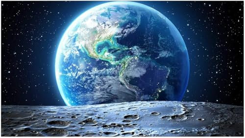 1000 Pieces Wooden Adult Jigsaw Puzzles Universe Planet Earth Landscape Picture Photo Home Decor