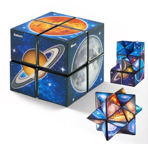 Cubo Magico Set 3D Puzzle Spaziale per Bambini - Giochi Educativi per Ragazzi 6-12 Anni, Regalo Interessante per il Tempo Libero