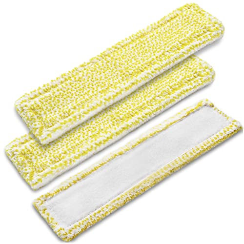 3 Packs Window Vacuum Cleaner Replacement Microfibre Swipping Mop Pads Compatible with Karcher WV2 Plus WV5 Premium