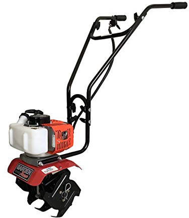 GardenTrax Mini Tiller Cultivator Powerful 33cc 2-Cycle Engine
