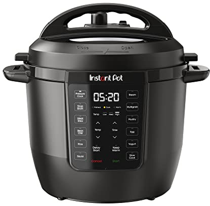 Instant Pot 6QT RIO 7-in-1 Multi-Cooker, Pressure Cooker, Slow cook, Sauté, Steam, Rice Maker, Yogurt, & Warmer, Black, 6 Quarts