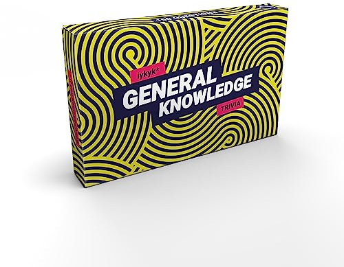 iykyk Conoscenza generale, divertente gioco a quiz per tutti, 150 carte con domande facili, difficili e curve, perfette per serate di gioco, viaggi e feste, interpretazione unica ed emozionante dei