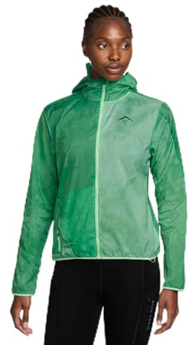 Nike Trail Women's Repel Lightweight Running Jacket, Green, SMALL