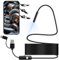 Endoscope Inspection Camera, 3-in-1 Type-C USB Borescope with 6 LED Lights, IP67 Waterproof Tube Sink Pipe Drain Cam, Flexible Rigid Snake Camera for Android, Computer (6.56 FT/2M)