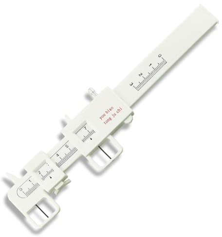 YAPKOLV Règle de Distance Pupillaire, Accessoire pour Lunettes, Mesure Précise du Nonius Optique, Outil Portable et Durable