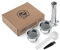 i Cafilas Wiederverwendbare Kaffeekapseln, Filterbecher für Kaffeemaschine, 1 Box mit Kaffeekapseln, Tamper Pinsel und Kaffeelöffel, kompatibel mit Kfee/Caffitaly/Tchibo (Kapsel + Tamper)