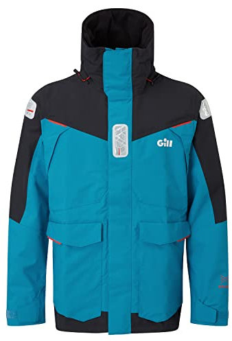 Gill Mens OS2 Offshore Sailing Jacket - Water & Stain Repellent (Bluejay, XS)