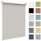 Fenster Rollos für innen Verdunkelung, Creme 100x150cm(Stoffbreite 95cm) Verdunklungsrollo ohne Bohren & mit Bohren,Thermorollo Klemmfix Klemmrollo Hitzeschutz Sichtschutz,Wandmontage,Deckenmontage