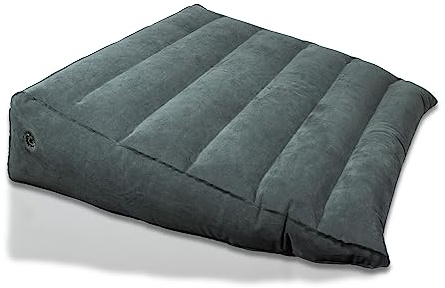 Aidapt Cuscino ortopedico gonfiabile a cuneo, triangolare portatile per reflusso acido, bruciore di stomaco, GERD, schienale del letto, poggiagambe multiuso, supporto facile