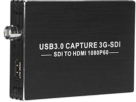3G-SDI Video Card SDI to HD Multimedia Interface 1080P USB3.0 Video Card for TV Station Production Programs, Security Monitoring, Educational Courseware Recording, and More