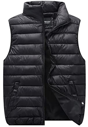 Gilet d'équitation pour fille avec poche zippée - Veste ample sans manches - Manteau d'hiver, Noir , M