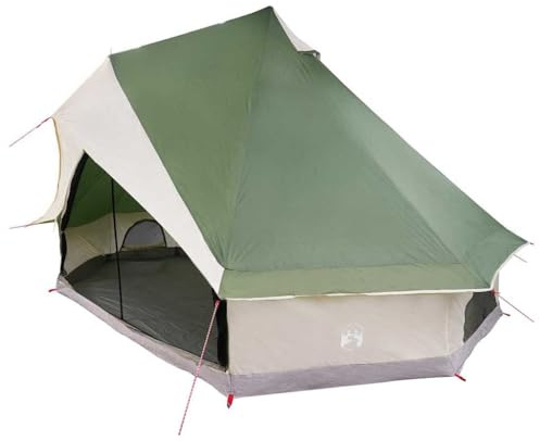 vidaXL Tipi Tält 8-personers Grön taffeta