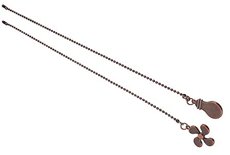 Veemoon 2 Piezas Cadenas para Ventilador Esferas Decorativas Accesorios para Lámparas y Ventiladores para Bares y Cafés