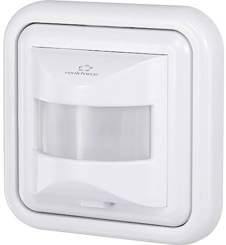 Renkforce 4016139070186 Unterputz PIR-Bewegungsmelder 160 ° Relais Weiß IP20