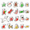 GWHOLE Lot de 20 Emporte Pièces Noël en Acier Inoxydable Moule à Biscuits Cookies Sablés Patisserie Decoupoir en Forme Père Noël, Licorne, Flocon de neige, Arbre de Noël